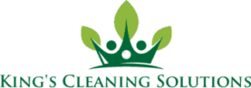 King's Cleaning Solutions logo in dark green and lime