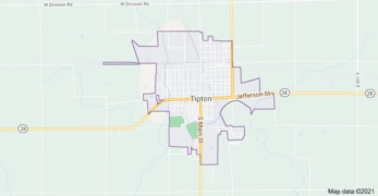 Map of Tipton, IN